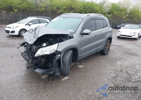 2011 Volkswagen Tiguan Se из США, поврежденный, VIN WVGBV7AX5BW528577